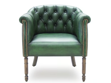 PARIS LOW ORIGINS - Leather easy chair with armrests by Crearte Collections - view 2
